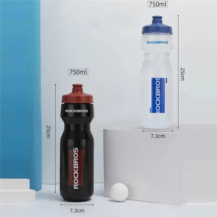 ROCKBROS DCBT69TB 750ml PP5 Water Bottle Sports Cycling Squeeze Type Water Cup (BPA Free, No FDA Certification)