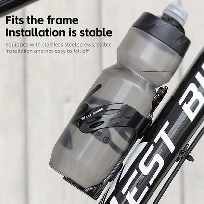 WEST BIKING YP0704044 Bike Water Bottle Cage High Strength PC Bicycle Bottle Holder Bracket
