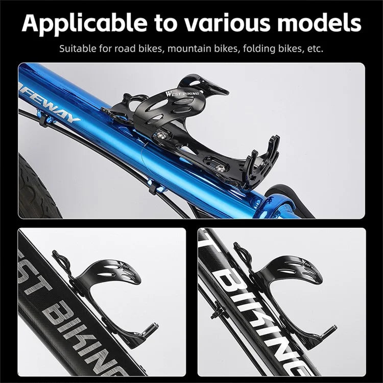 WEST BIKING YP0704044 Bike Water Bottle Cage High Strength PC Bicycle Bottle Holder Bracket