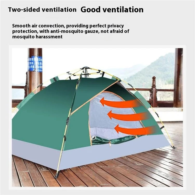 Outdoor Camping Tent Rain-Proof Windproof Easy Open Automatic Tent, 200x150x110cm