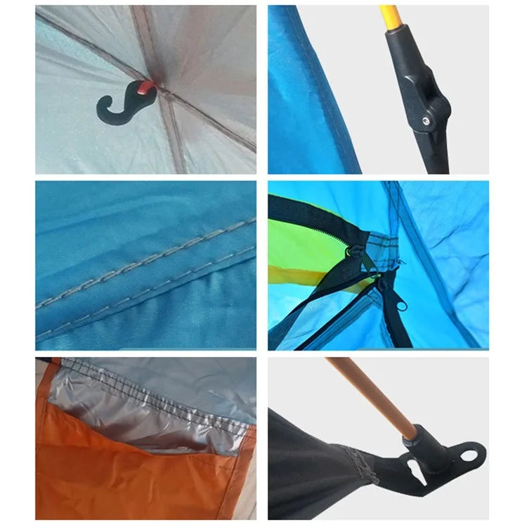 Outdoor Camping Tent Rain-Proof Windproof Easy Open Automatic Tent, 200x150x110cm