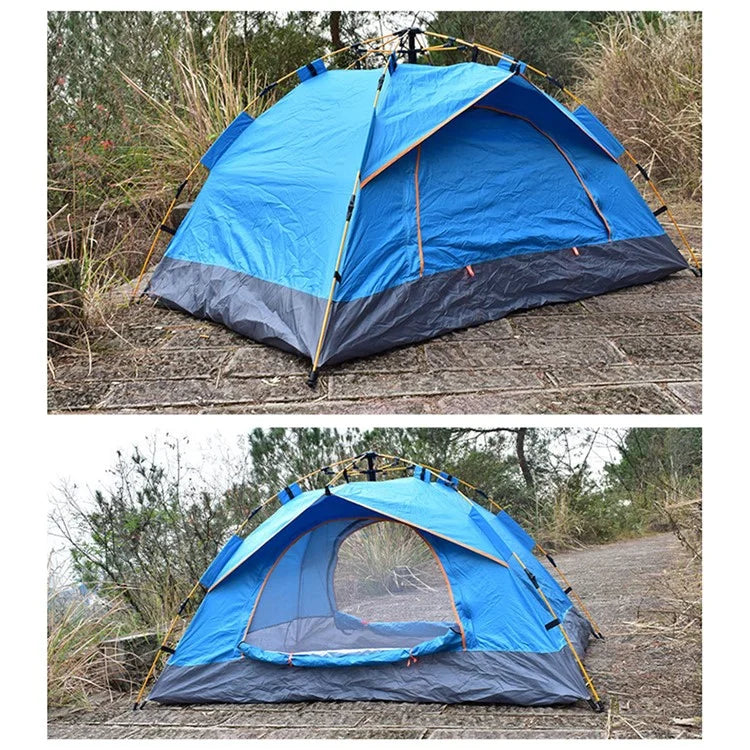 Outdoor Camping Tent Rain-Proof Windproof Easy Open Automatic Tent, 200x150x110cm