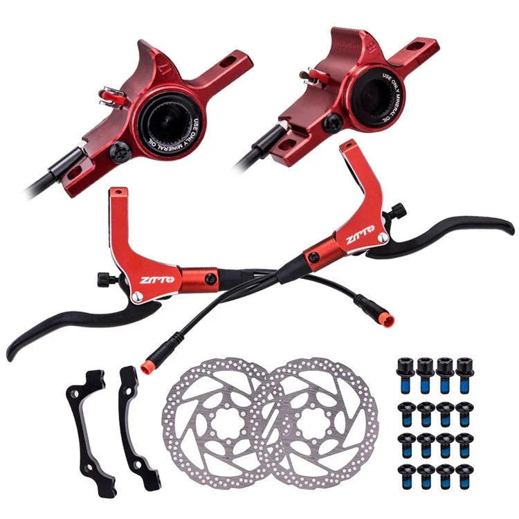 ZTTO DFH-EO2 Ebike Front Hydraulic Brakes Bike Power-Off Hydraulic Brake Kit with Disc