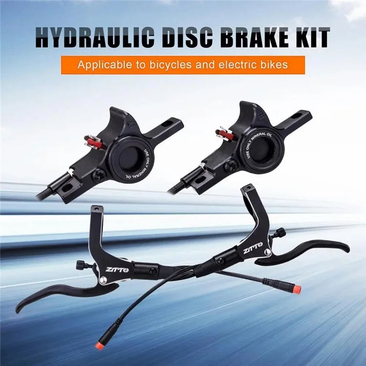 ZTTO DFH-EO2 Ebike Front Hydraulic Brakes Bike Power-Off Hydraulic Brake Kit with Disc