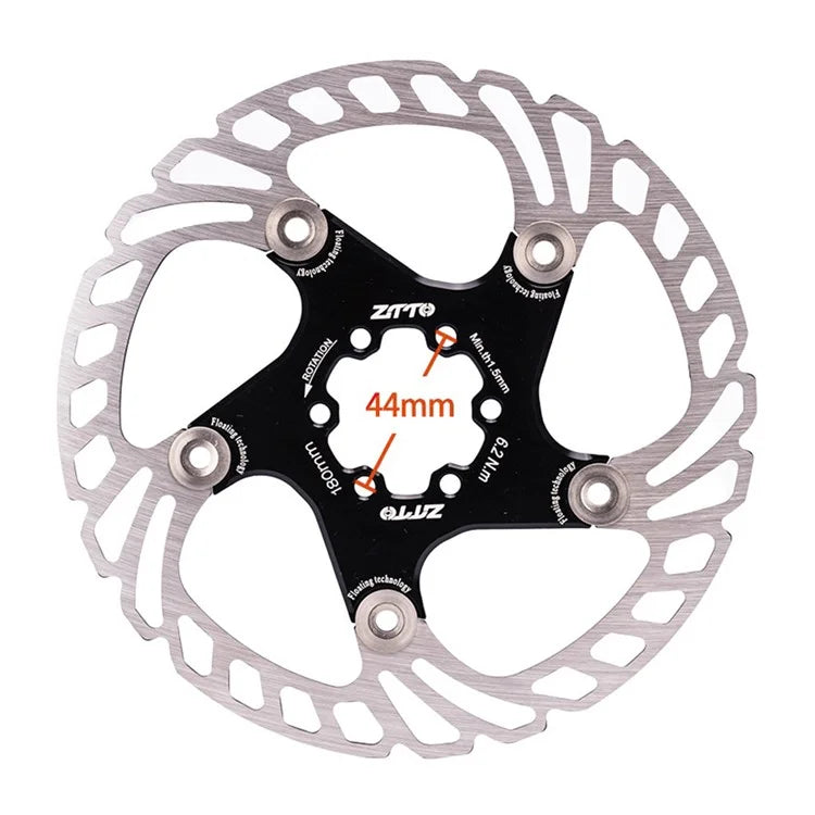 ZTTO FDDP2 Bicycle Floating Disc Brake Rotor for Mountain Bikes 6-Bolt Brake Disc
