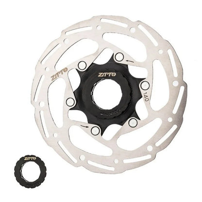 ZTTO ZSDP Stainless Steel Bicycle Middle Lock Disc Road Mountain Bike Brake Pad with Lock Lid