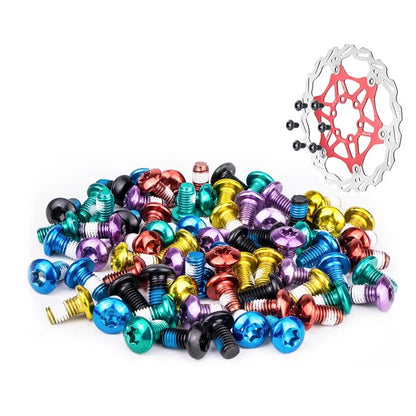 ZTTO 12Pcs M5x10mm Bicycle Disc Screw Alloy Steel Mountain Bike Disc T25 Screws