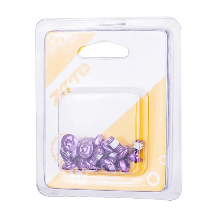 ZTTO 12Pcs M5x10mm Bicycle Disc Screw Alloy Steel Mountain Bike Disc T25 Screws
