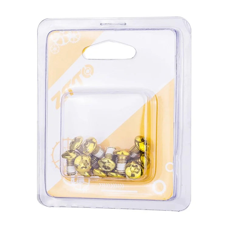 ZTTO 12Pcs M5x10mm Bicycle Disc Screw Alloy Steel Mountain Bike Disc T25 Screws