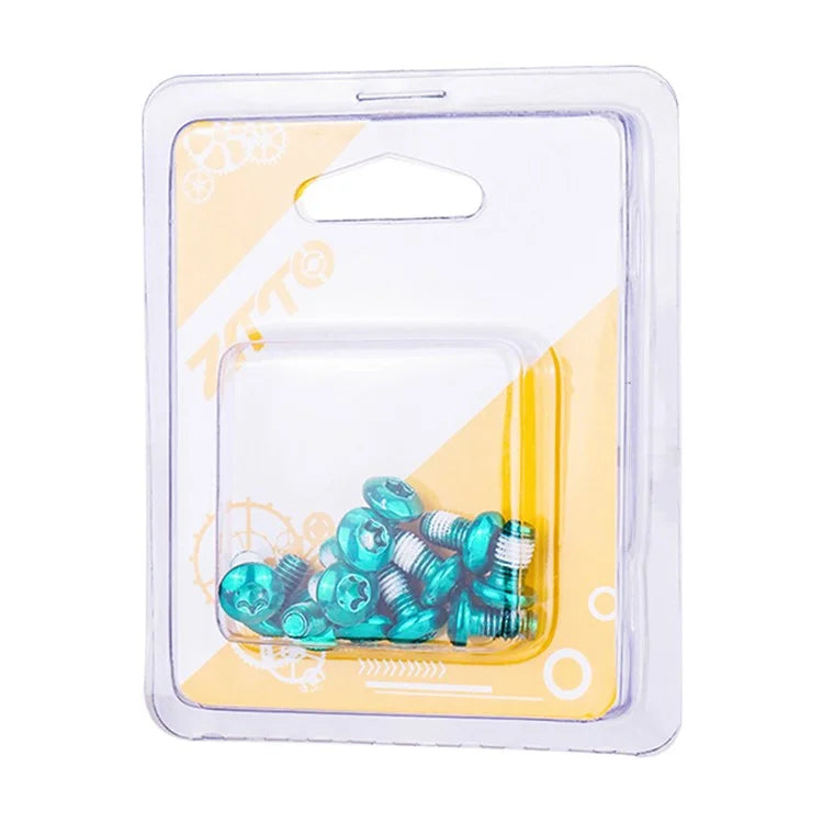 ZTTO 12Pcs M5x10mm Bicycle Disc Screw Alloy Steel Mountain Bike Disc T25 Screws