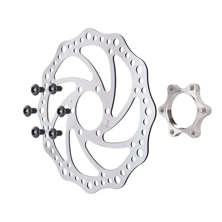 ZTTO 160MM Stainless Steel Bicycle Disc Brake Disc Brake with 6 Screws