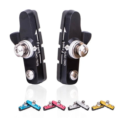 ZTTO 1 Pair Road Bike C-Brake Pad Aluminum Alloy Brake Block Bicycle Parts