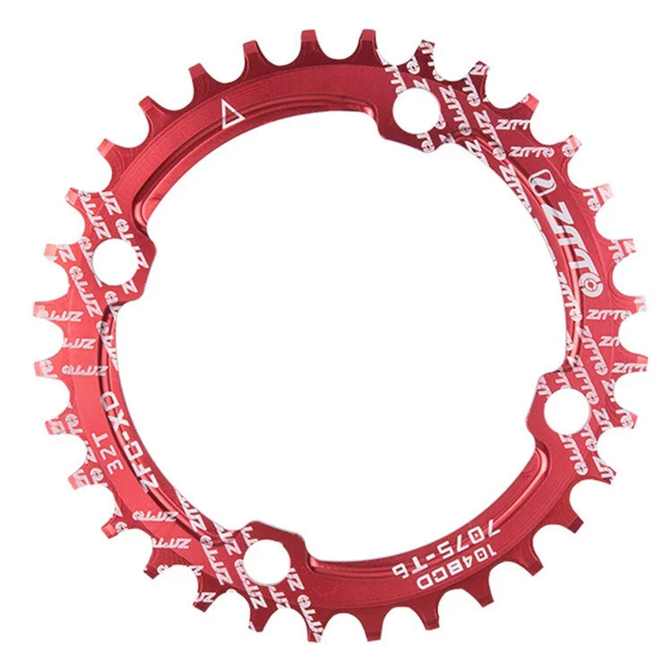 ZTTO 104BCD Positive Negative Teeth Bike Single Chainring Aluminum Alloy Crankset Single Speed Disc