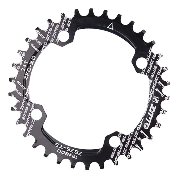 ZTTO 104BCD Positive Negative Teeth Bike Single Chainring Aluminum Alloy Crankset Single Speed Disc