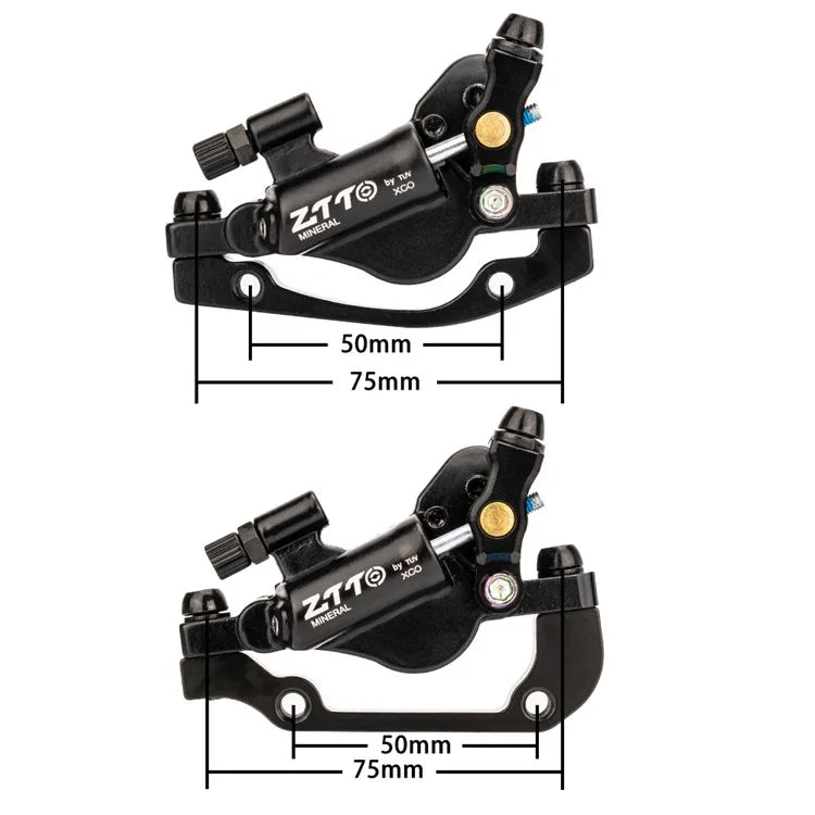 ZTTO XLYD1 1 Pair Front + Rear Aluminum Alloy MTB Bike Line Pulling Hydraulic Disc Brake Calipers