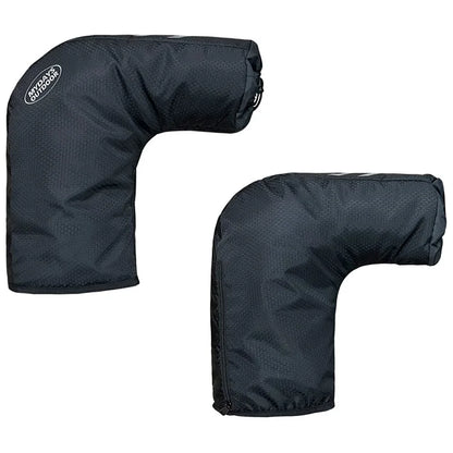 MYDAYS OUTDOOR 1 Pair Reflective Bike Handlebar Cover 420D Oxford Cloth Warm Road Bicycle Handlebar Sleeve