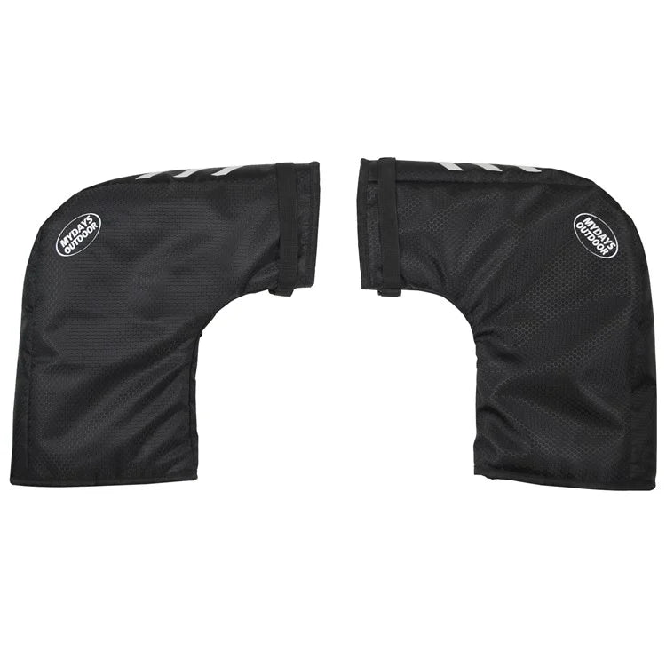 MYDAYS OUTDOOR 848201 Reflective Bike Handlebar Cover 420D Oxford Cloth Warm Handlebar Sleeve, 60x16x22cm