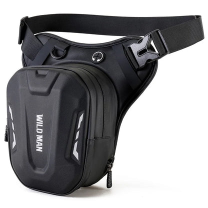 WILD MAN L1 Motorcycle Bag 3L Thigh Leg Hip Holster Purse Polyester+PU+EVA+TPU Fanny Pack Waist Bag