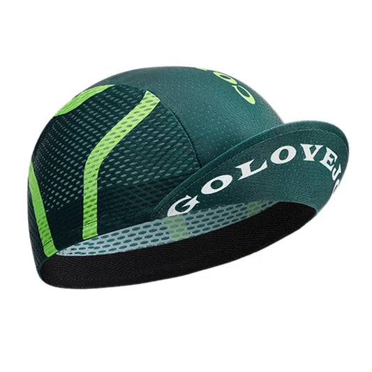 GOLOVEJOY XMZ287 Anti-UV Breathable Hat Cycling Skull Cap Under Helmet Liner with Sun Visor