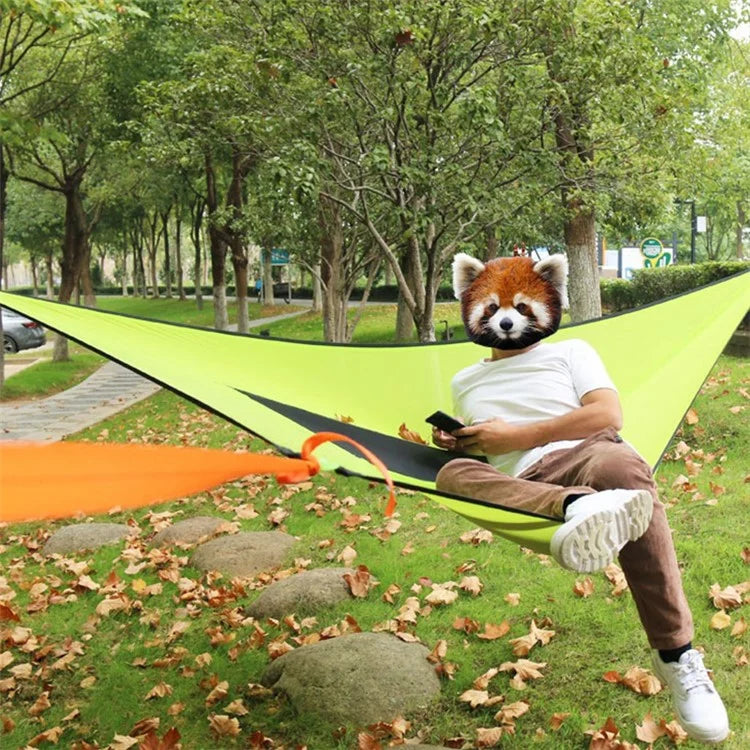 Triangle Camping Hammock Support 150kg Bearing Capacity, Unfolded Size: 2.8x2.8x2.8m