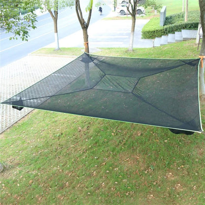 Camping Square Hammock Tree Hanging Bed, Unfolded Size: 3x3x3m - Black