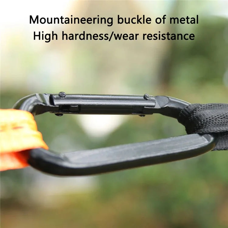 Camping Square Hammock Tree Hanging Bed, Unfolded Size: 3x3x3m - Black