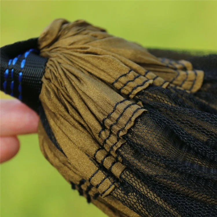260x140cm Tree Hanging Hammock Camping Bedding with Mosquito Net
