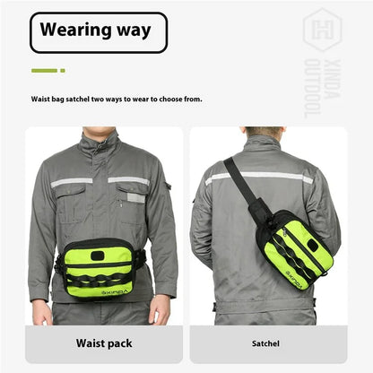 XINDA HH-BAG38 Aerial Work Waist Pack 7L Tool Storage Bag Rock Climbing Crossbody Bag