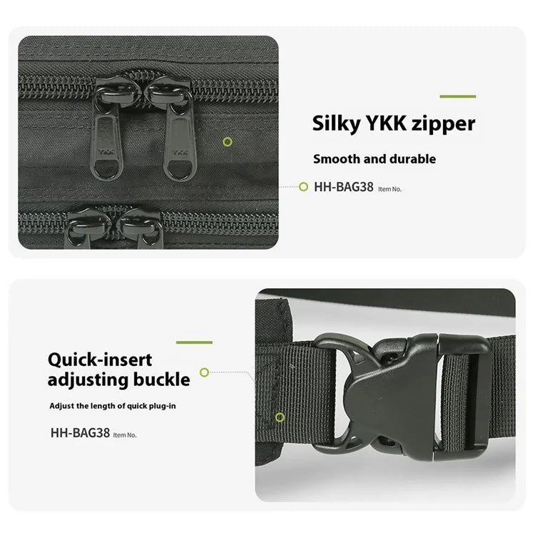 XINDA HH-BAG38 Aerial Work Waist Pack 7L Tool Storage Bag Rock Climbing Crossbody Bag