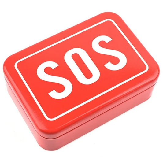 AOTU AT9016 Iron Storage Case Emergency Tool Box Shock-Resistant Outdoor SOS Box