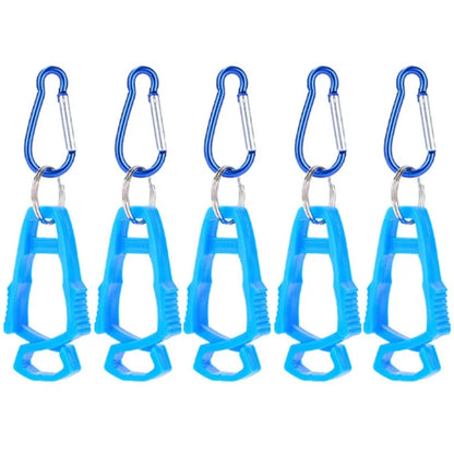 5Pcs Outdoor Multifunctional Anti-Lost Glove Clip Gourd Buckle 8-shaped Clips