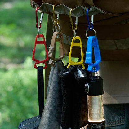5Pcs Outdoor Multifunctional Anti-Lost Glove Clip Gourd Buckle 8-shaped Clips
