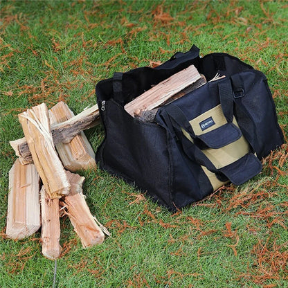 AOTU AT6550 Log Carrier Bag Oxford Cloth Tote Bag Picnic Utensil Storage Handbag for Hiking Camping