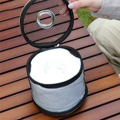 AOTU AT6948 Outdoor Camping Tissue Box Roll Paper Holder Mesh Storage Bag for Toilet Paper
