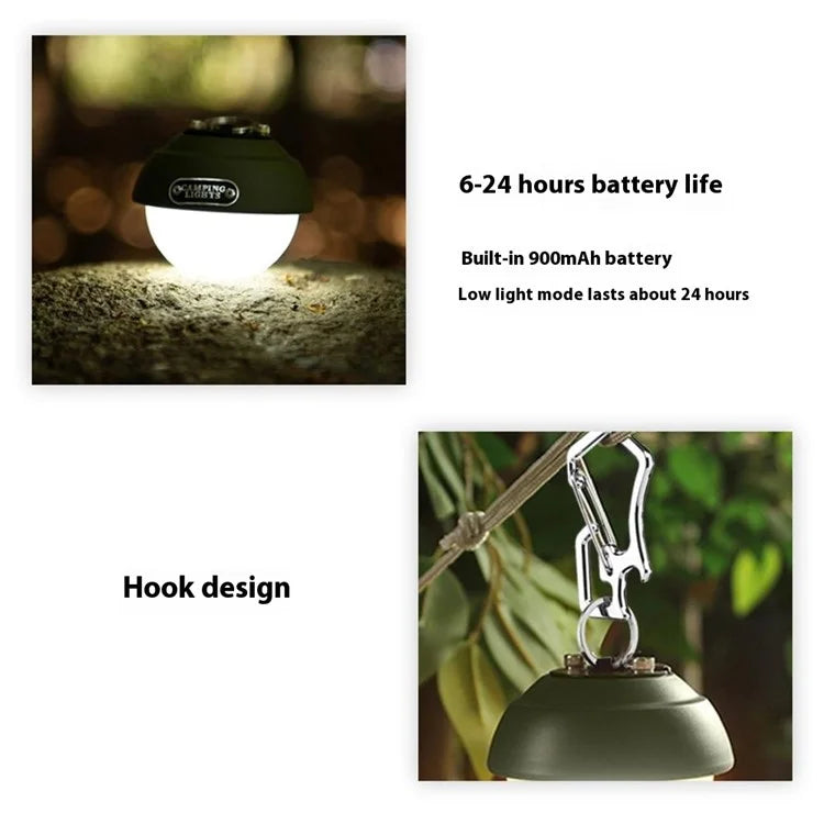 WIDESEA WSDJ-003G 3 Color Modes Outdoor Camping Lantern Tent Hanging LED Light (Without CE)