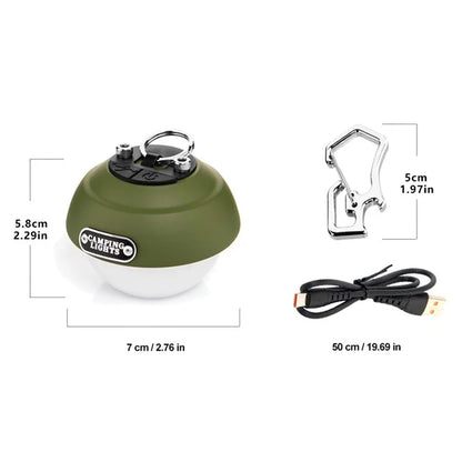 WIDESEA WSDJ-003G 3 Color Modes Outdoor Camping Lantern Tent Hanging LED Light (Without CE)