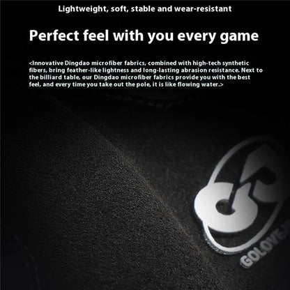 GOLOVEJOY XG82 1Pc Left Hand Billiard Glove Adult Microfiber Anti-skid Snooker Sport Glove