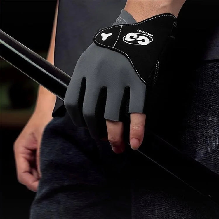 GOLOVEJOY XG82 1Pc Left Hand Billiard Glove Adult Microfiber Anti-skid Snooker Sport Glove