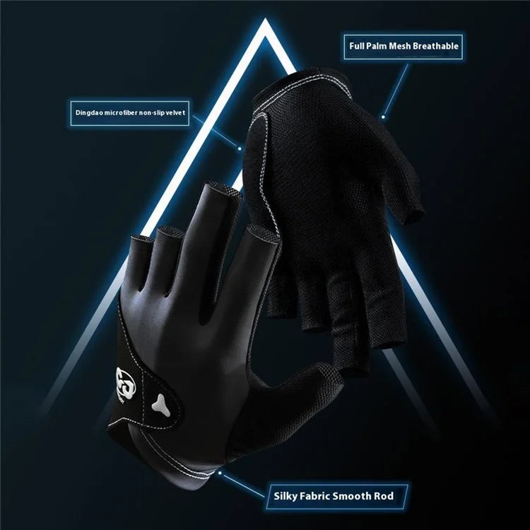 GOLOVEJOY XG82 1Pc Left Hand Billiard Glove Adult Microfiber Anti-skid Snooker Sport Glove