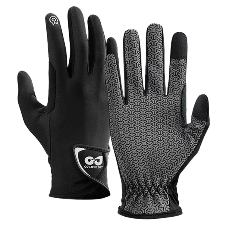 GOLOVEJOY XG83 Professional Equestrian Gloves Summer Ice Silk Anti-Slip Touch Screen Mittens
