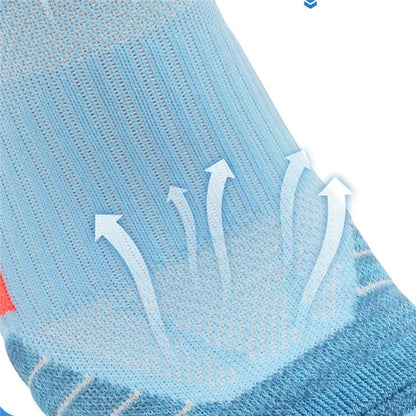 PORFIN JCB3009 1 Pair Breathable Low Cut Compression Running Socks for Men Women Marathon Cycling M Size 34-38