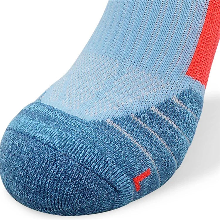 PORFIN JCB3009 1 Pair Breathable Low Cut Compression Running Socks for Men Women Marathon Cycling L Size 39-44