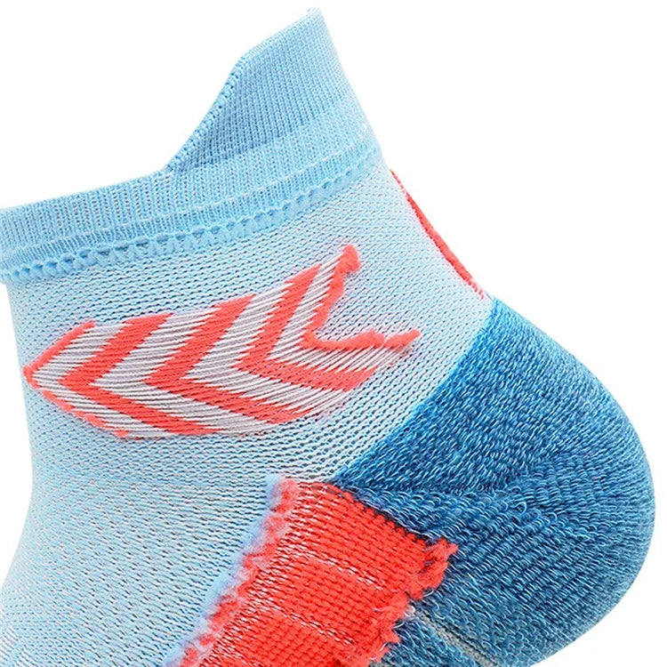 PORFIN JCB3009 1 Pair Breathable Low Cut Compression Running Socks for Men Women Marathon Cycling L Size 39-44