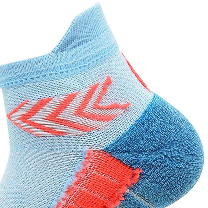 PORFIN JCB3009 1 Pair Breathable Low Cut Compression Running Socks for Men Women Marathon Cycling L Size 39-44