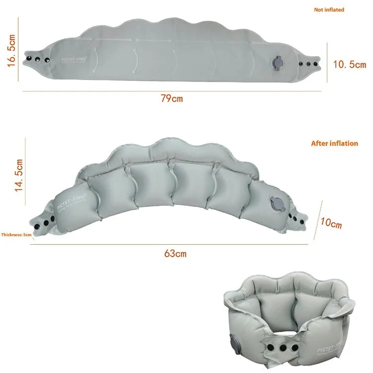 PICTET.FINO RH40 Inflatable Neck Pillow Travel-Friendly Portable Neck Pillow