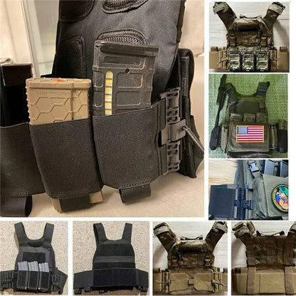 H267 Elastic Tactical Vest Cummerbund Quick Release Mounting Strap for JPC / CPC / LBT / LBX / FCPC