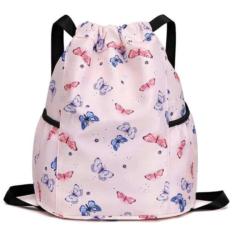 HALIN Children Cartoon Backpack Outdoor Camping School Drawstring Shoulder Bag