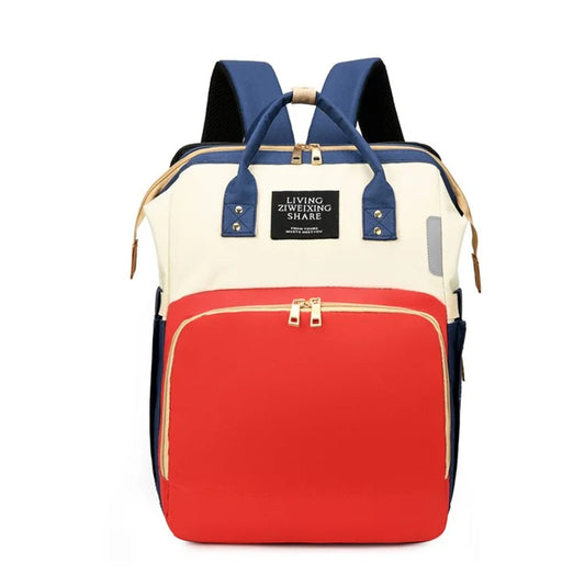 AOTU Oxford Cloth Baby Diaper Bag Nappy Changing Bag Mommy Backpack for Infant Boys Girls, Size: L