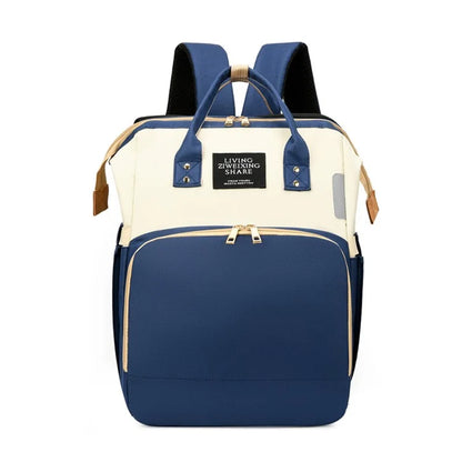 AOTU Oxford Cloth Baby Diaper Bag Nappy Changing Bag Mommy Backpack for Infant Boys Girls, Size: L