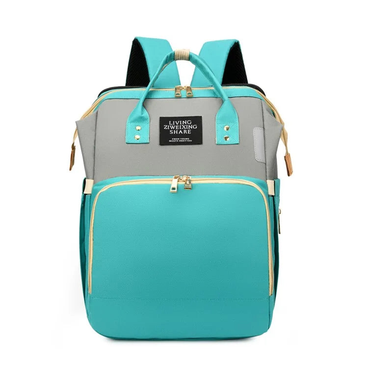 AOTU Oxford Cloth Baby Diaper Bag Nappy Changing Bag Mommy Backpack for Infant Boys Girls, Size: L